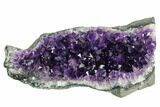 Dark Purple, Amethyst Crystal Cluster - Uruguay #123826-1